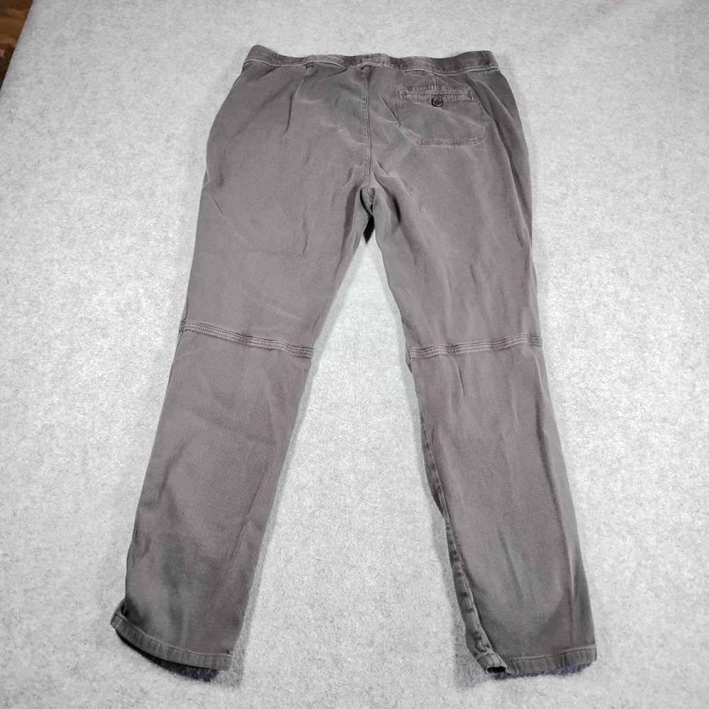 James Perse Standard Soft Drape Pants Gray Drawstring Tapered WKL1730 Size 3 L - Picture 10 of 11